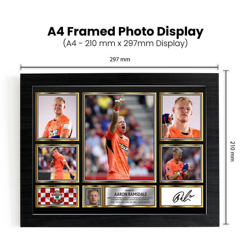 Aaron Ramsdale Limited Edition Signed Football Poster Print