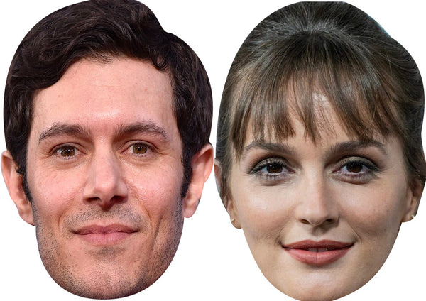 Adam Brody and Leighton Meester Couple Face Mask