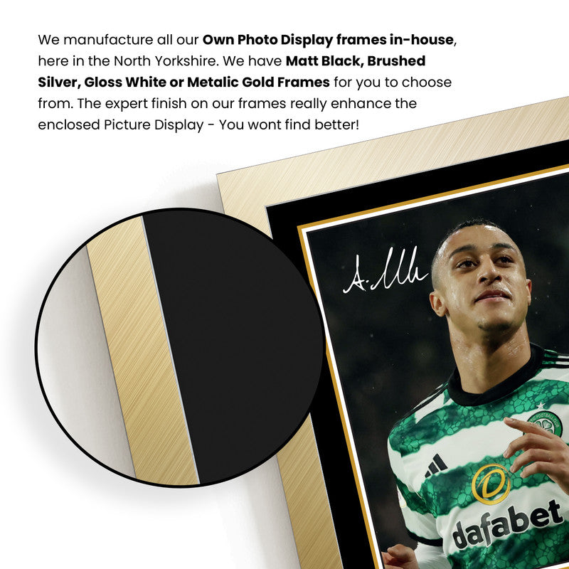 Adam Idah Signed Autograph Poster Print – Republic of Ireland Football Star Wall Art – Gift for Fans