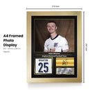 Adam Wharton England Signed Poster Print – England National Football Team Wall Art – Adam Wharton Signature Style Football Poster – Soccer Fan Gift Decor