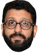 Adeel Akhtar Celebrity Face Mask Fancy Dress Cardboard Costume Mask