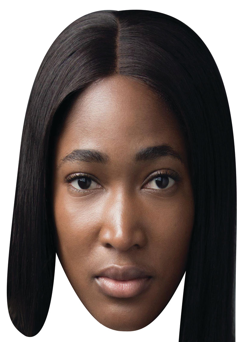 Adelayo Adedayo Celebrity Face Mask Fancy Dress Cardboard Costume Mask