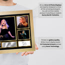 Adele Singers Framed Autographed Print - Limited Edition Autograph Fan Gift – Collectible Memorabilia Merchandise