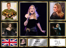 Adele Singers Framed Autographed Print - Limited Edition Autograph Fan Gift – Collectible Memorabilia Merchandise