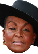 Adjoa Andoh 2025 Celebrity Face Mask Fancy Dress Cardboard Costume Mask