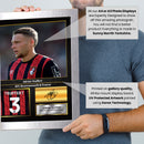 Adrien Truffert Signed Football Memorabilia – Framed Autograph Display with AFC Bournemouth & France Tribute – Collector’s Gift