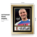 Aggie Beever-Jones Signed Autograph Poster Print – England & Chelsea Women’s Football Star – Framed or Unframed – Gift for Women’s Football Fans