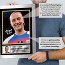 Aggie Beever-Jones Signed Autograph Poster Print – England & Chelsea Women’s Football Star – Framed or Unframed – Gift for Women’s Football Fans