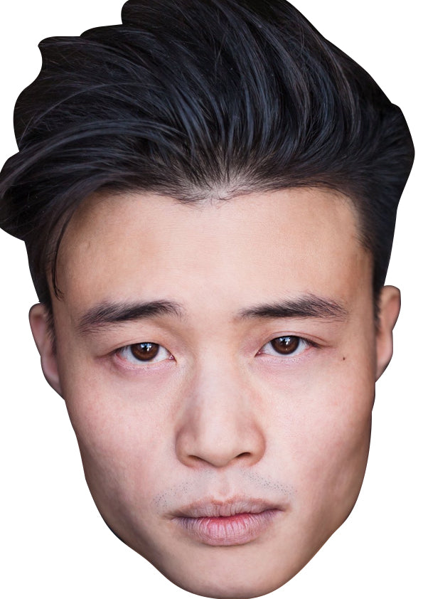 Aidan Cheng Face Mask – Fancy Dress Cardboard Costume Mask – Aidan Cheng Face Mask