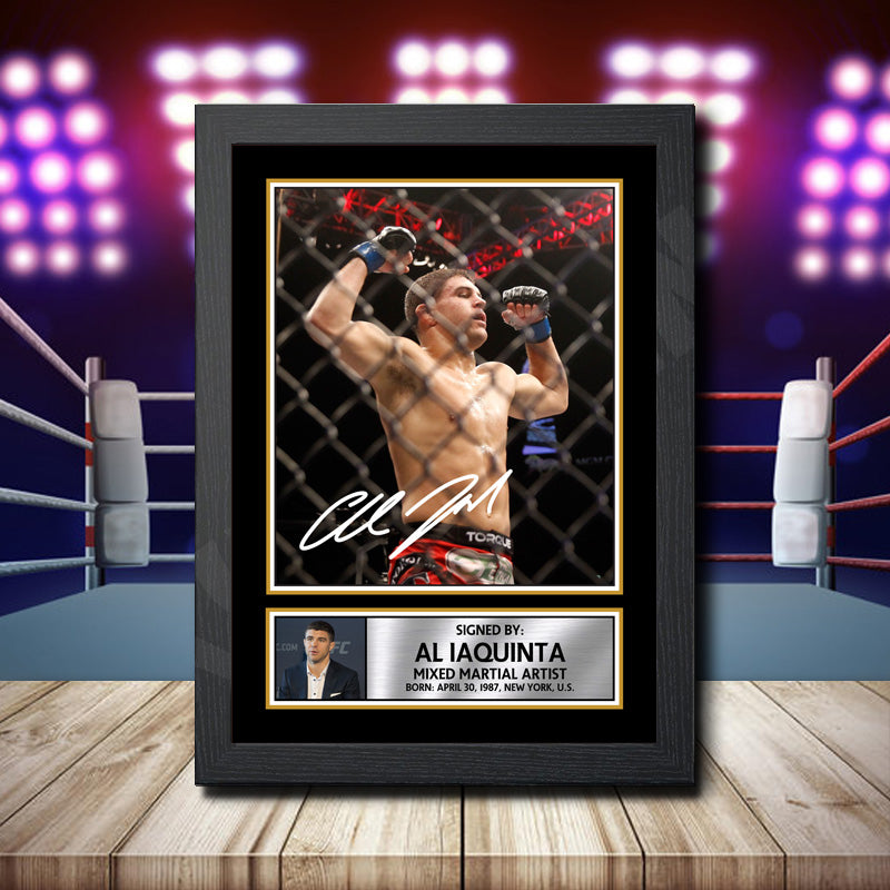 Al Iaquinta Printed Signature Ufc Star Poster Print Framed Wall Art Gift – Al Iaquinta Printed Signature Ufc Star Poster Print