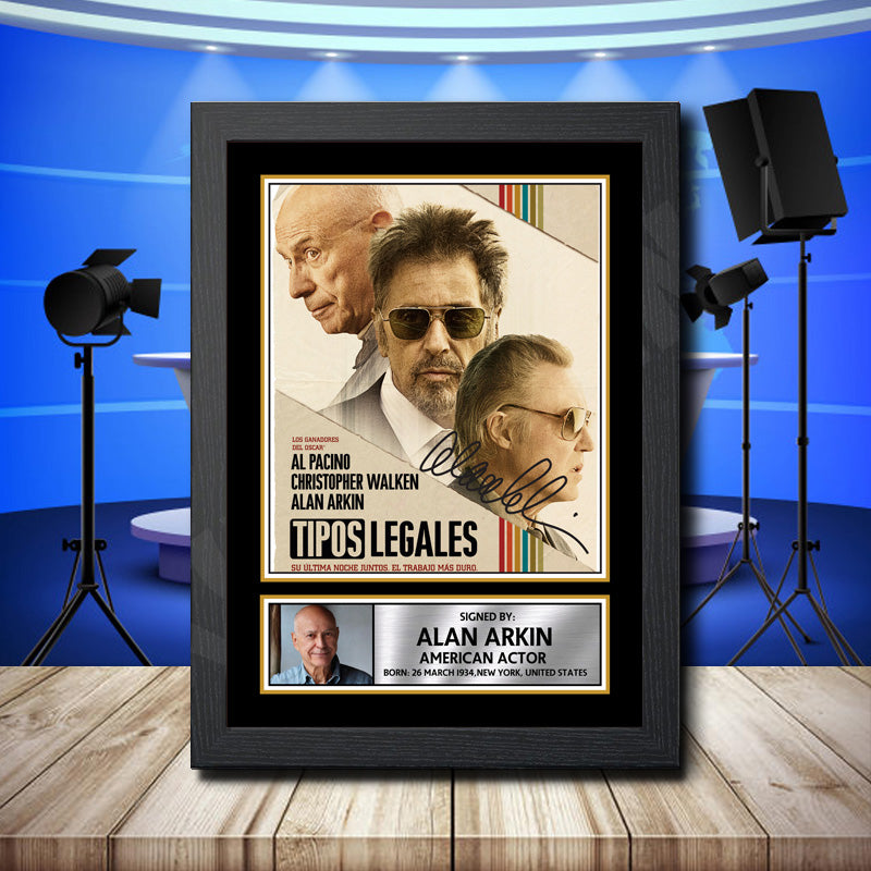 Alan Arkin 1 Printed Signature Television Star Poster Print Framed Wall Art Gift – Alan Arkin 1 Printed Signature Television Star Poster Print