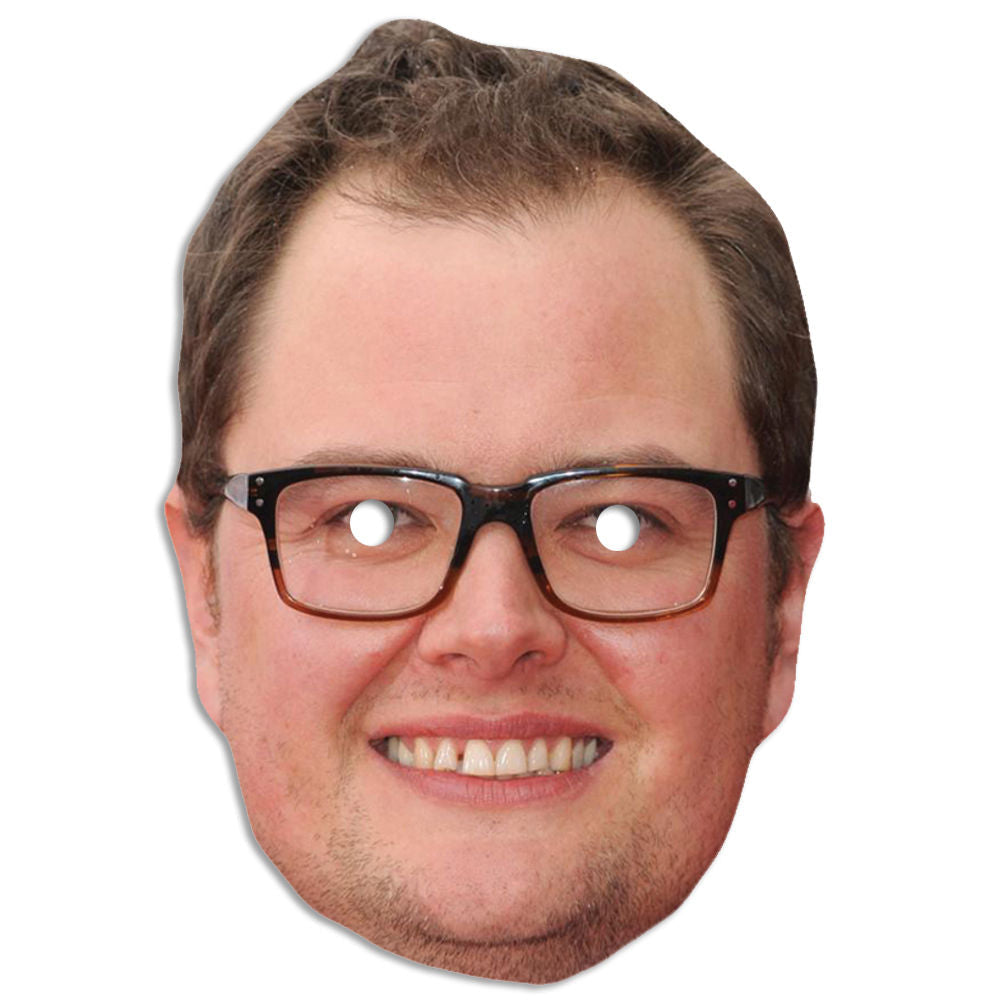 Alan Carr Comedian Celebrity Facemask Fancy Dress Cardboard Costume Mask