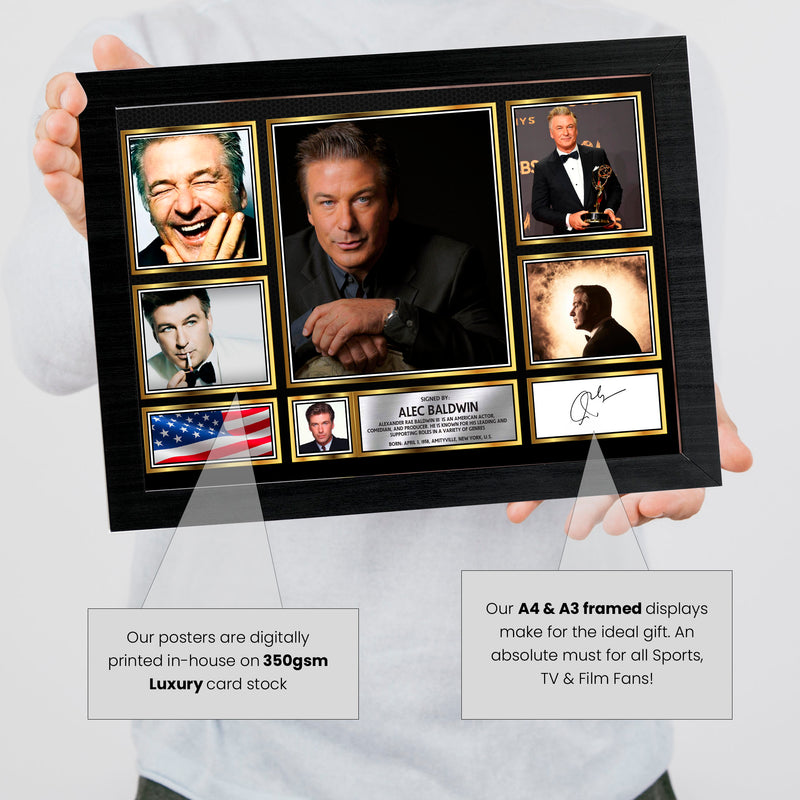 Alec Baldwin - Signed Autographed Television Star Print