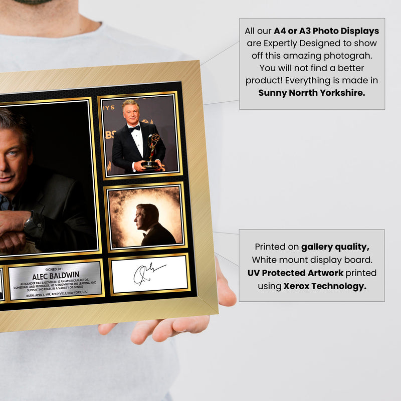 Alec Baldwin - Signed Autographed Television Star Print