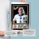 Alessia Russo Signed Autograph Poster Print – England Lioness & Manchester United Star  – Framed or Unframed – Gift for Women’s Football Fans