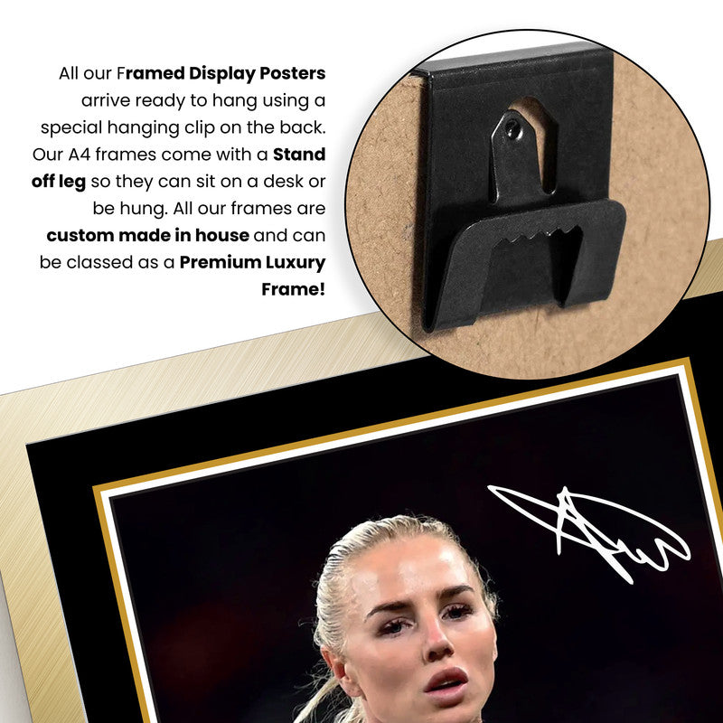 Alex Greenwood Signed Autograph Poster Print – Manchester City & England Lionesses Defender  – Framed or Unframed – Gift for Women’s Football Fans