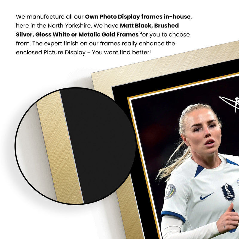 Alex Greenwood Signed Autograph Poster Print – Manchester City & England Lionesses Defender  – Framed or Unframed – Gift for Women’s Football Fans