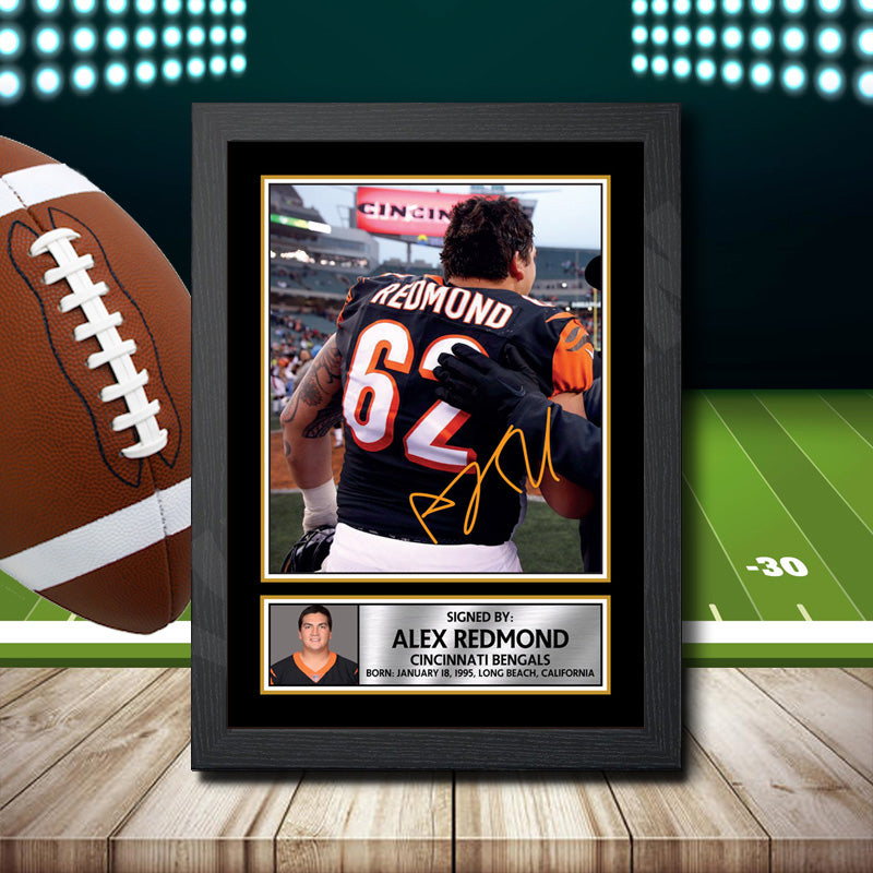 Alex Redmond 2 – Printed Signature NFL Star Print – Alex Redmond 2