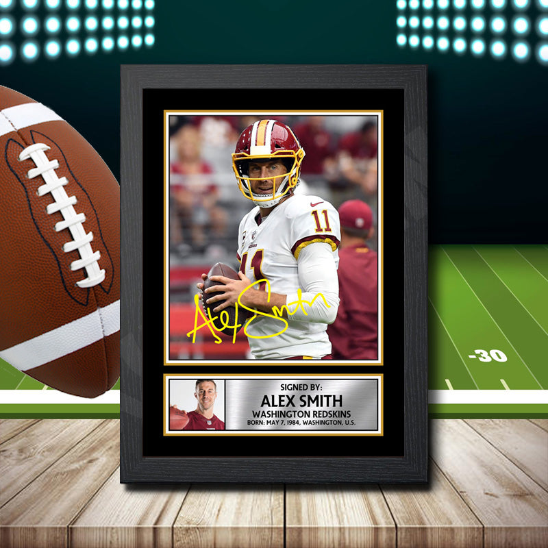 Alex Smith 2 – Printed Signature NFL Star Print – Alex Smith 2