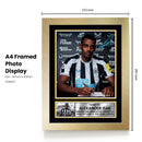 Alexander Isak Signed Autograph Poster Print – Newcastle United & Sweden – Exclusive Press Signing Portrait Football Memorabilia