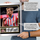 Alexander Sørloth Autographed Poster Print – Special Edition – Celebrate Norway’s Goal Machine with This Stunning Signed-Style Collectible