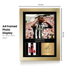 Alexander Isak Signed Poster Print – Newcastle United Tribute Wall Art with Signature & Jersey Number – Sweden Forward Memorabilia for Premier League Fans & Collectors