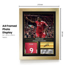 Alexander Isak Printed Signed Poster – Liverpool FC & Sweden Striker Tribute Wall Art with Jersey & Bio Plaque – Premier League Football Memorabilia for Fans & Collectors