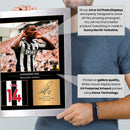 Alexander Isak Signed Poster Print – Newcastle United Tribute Wall Art with Signature & Jersey Number – Sweden Forward Memorabilia for Premier League Fans & Collectors