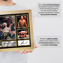 Alexander Volkanovski UFC FIighters Framed Autographed Print - Limited Edition Autograph Fan Gift – Collectible Memorabilia Merchandise