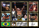 Alexandre Pantoja UFC FIighters Framed Autographed Print - Limited Edition Autograph Fan Gift – Collectible Memorabilia Merchandise