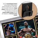 Aljamain Sterling UFC FIighters Framed Autographed Print - Limited Edition Autograph Fan Gift – Collectible Memorabilia Merchandise
