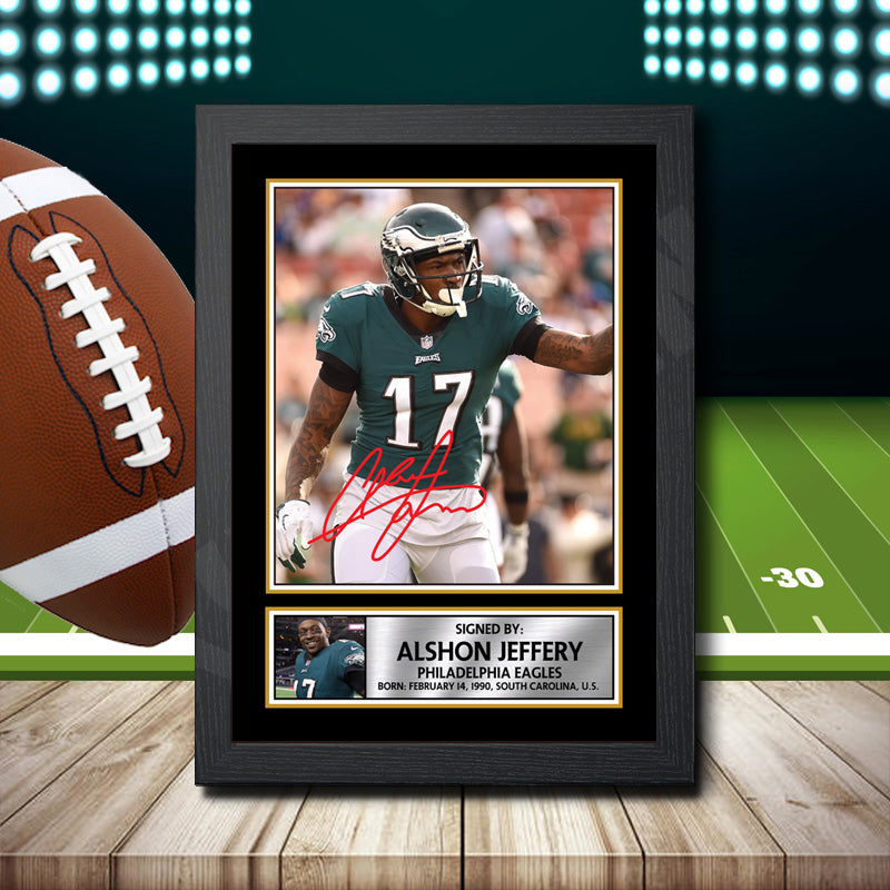 Alshon Jeffery – Printed Signature NFL Star Print – Alshon Jeffery