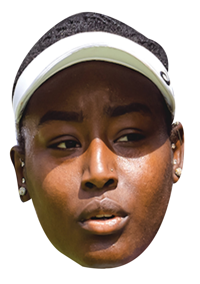 Alycia Parks Tennis Celebrity Face Mask Fancy Dress Cardboard Costume Mask