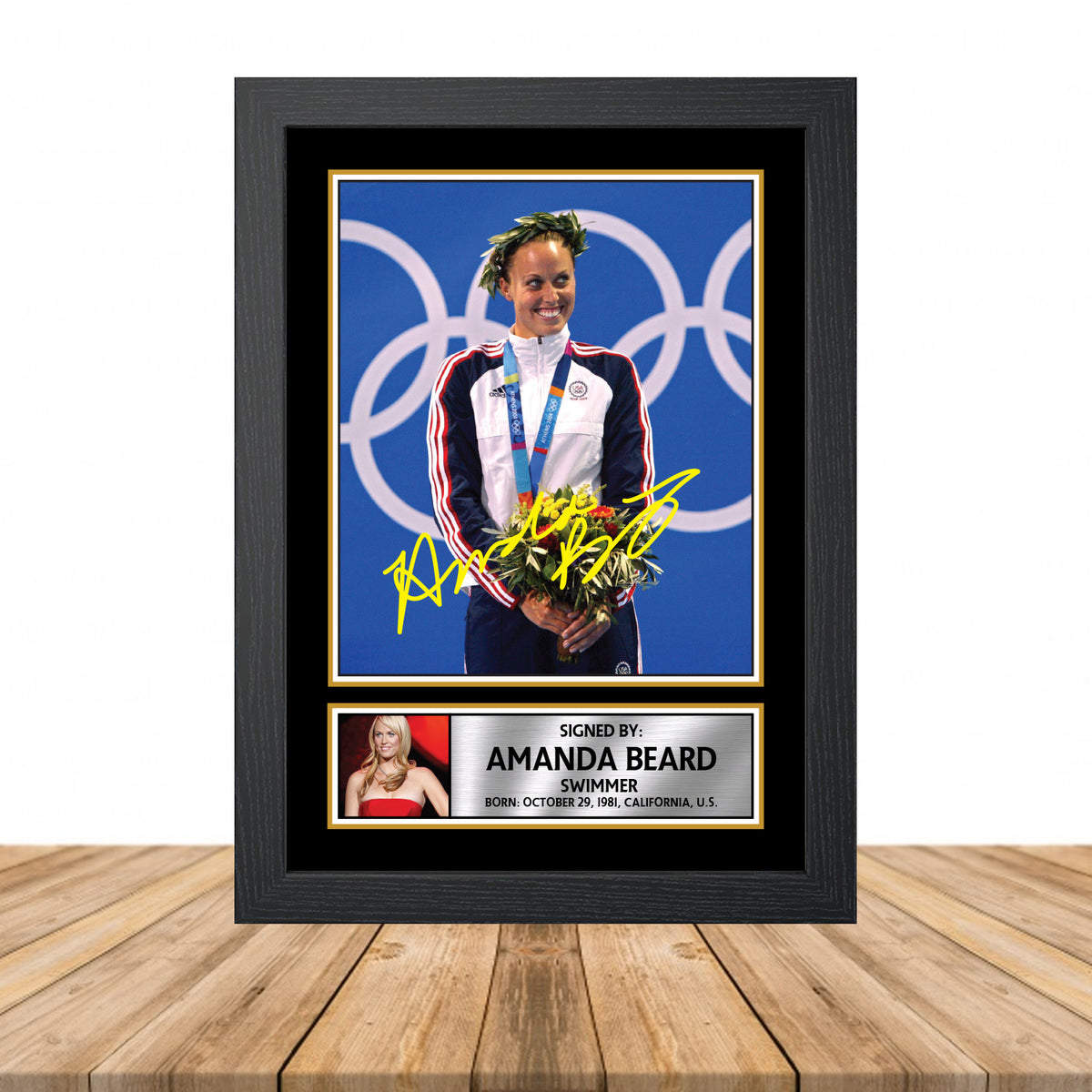Amanda Beard M805 Television Printed Signature Poster Print Gift