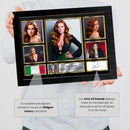 Amy Adams Actors Framed Autographed Print - Limited Edition Autograph Fan Gift – Collectible Memorabilia Merchandise