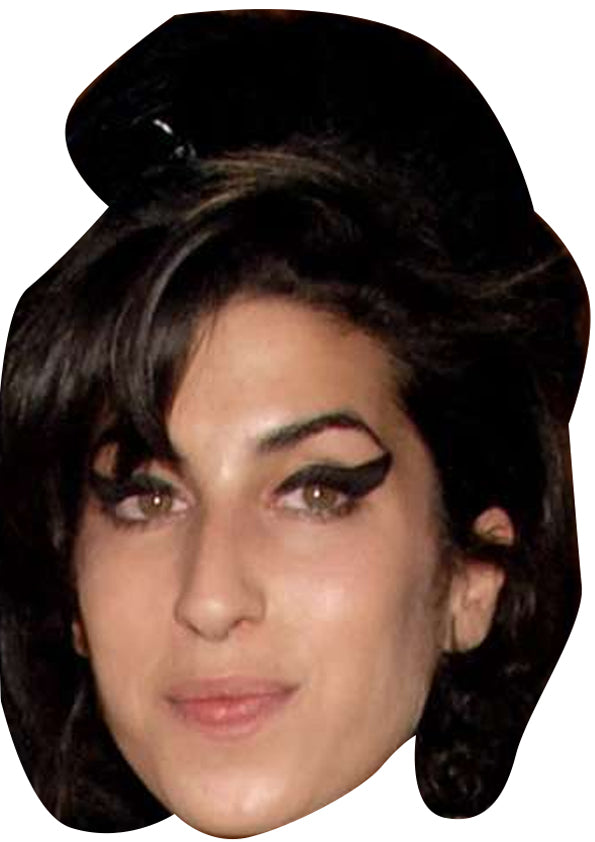 AMY WINEHOUSE JB - Music Star Fancy Dress Cardboard Celebrity Party Face Mask