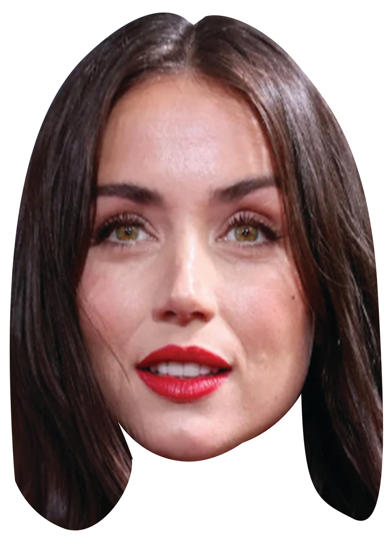 Ana de Armas Celebrity Face Mask Fancy Dress Cardboard Costume Mask