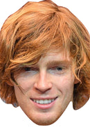 Andrey Rublev - Tennis Fancy Dress Cardboard Celebrity Party Face Mask