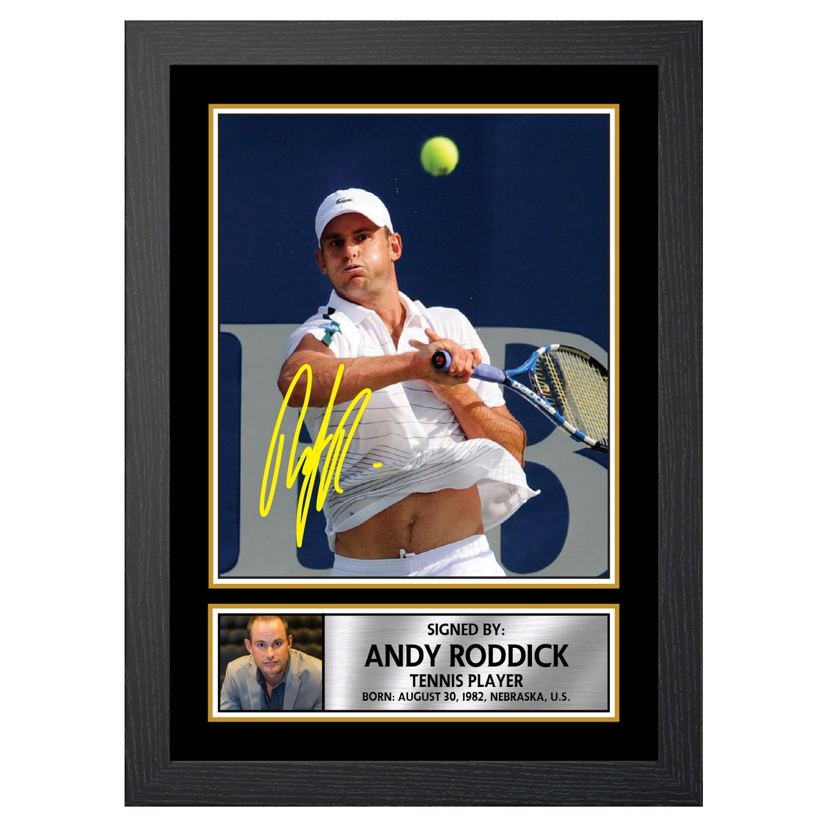 Andy Roddick M536 Tennis Player Printed Signature Poster Print Gift