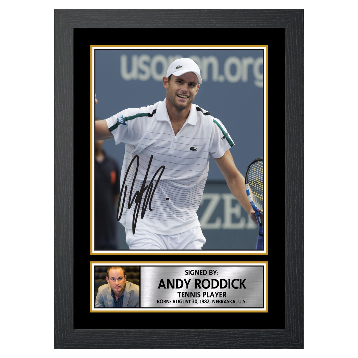 Andy Roddick M537 Tennis Player Printed Signature Poster Print Gift
