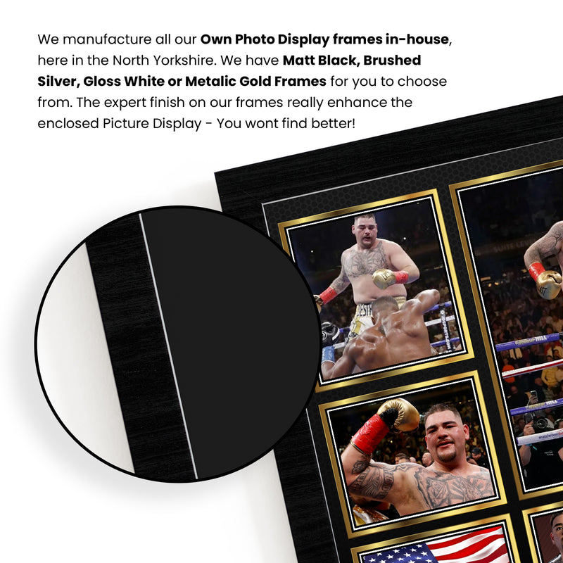 Andy Ruiz top boxer Limited Edition Signed Gift Poster Print Artwork Display