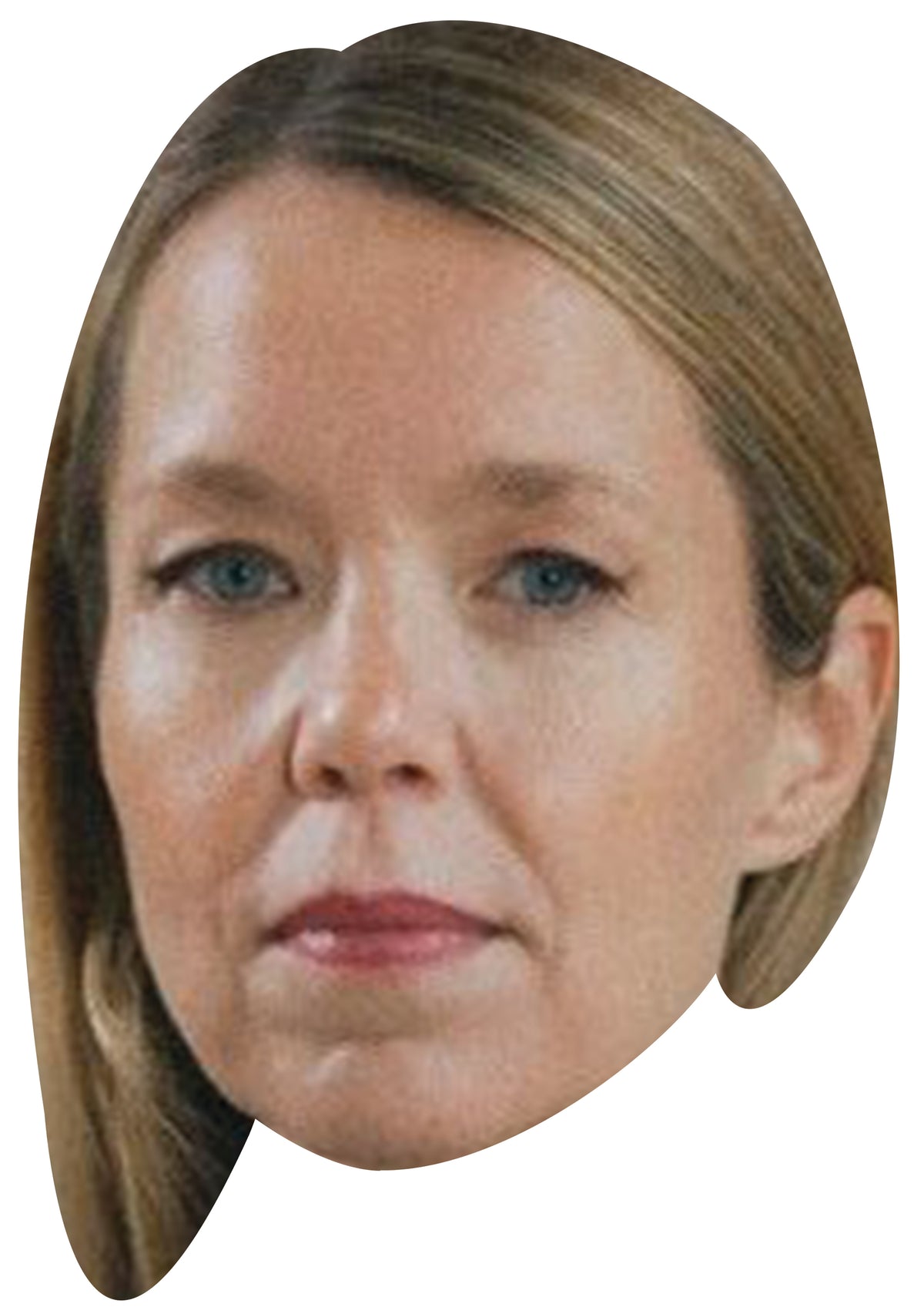 Anna Maxwell Face Mask – Fancy Dress Cardboard Costume Mask – Anna Maxwell Face Mask