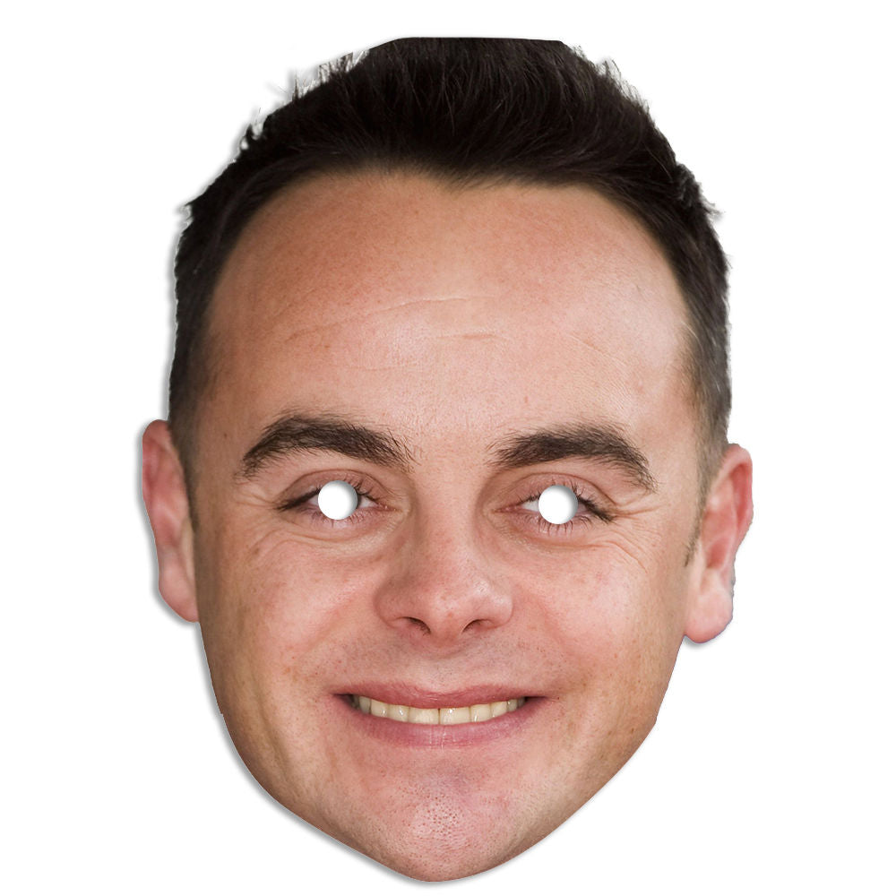 Ant McPartlin 2023 Celebrity Face Mask Fancy Dress Cardboard Costume Mask – Ant McPartlin 2023 Face Mask