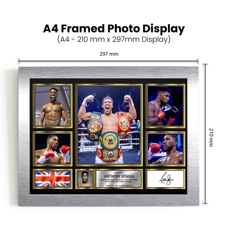 Anthony Joshua - Signed Autographed Boxing Star Print