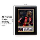 Antoine Semenyo Signed Autographed Poster Print – AFC Bournemouth Football Memorabilia – Authentic Signature – Collector Gift for Fans