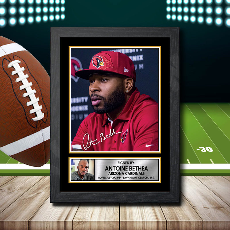 Antoine Bethea 1 – Printed Signature NFL Star Print – Antoine Bethea 1