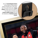 Antoine Semenyo Printed Signed Poster – AFC Bournemouth & Ghana Midfielder Tribute Wall Art with Jersey & Bio Plaque – Premier League Football Memorabilia for Fans & Collectors
