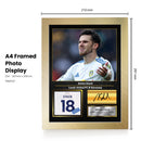 Anton Stach Printed Signed Poster – Leeds United & Germany Midfielder Tribute Wall Art with Jersey & Bio Plaque –  Premier League Football Memorabilia for Fans & Collectors