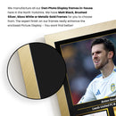 Anton Stach Printed Signed Poster – Leeds United & Germany Midfielder Tribute Wall Art with Jersey & Bio Plaque –  Premier League Football Memorabilia for Fans & Collectors