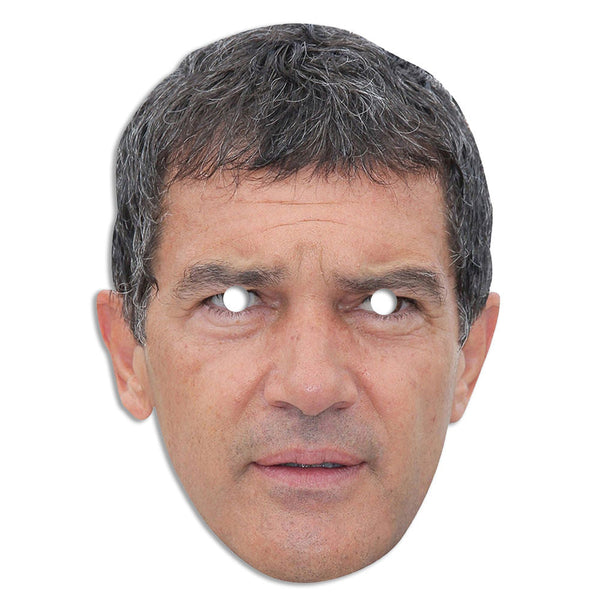 Antonio Banderas Celebrity Face Mask Fancy Dress Cardboard Costume Mask